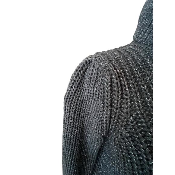 I.N.C. WOMENS COWL TURTLE NECK SLIGHT PUFF SHOULDERS BELL SLEEVE SWEATER - Picture 5 of 9